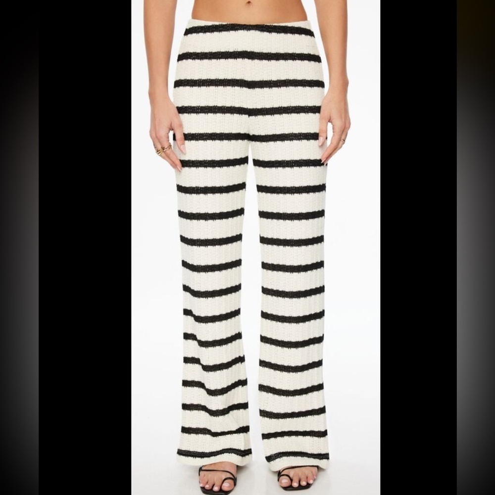 Dynamite NWT Crochet Wide Leg Pants